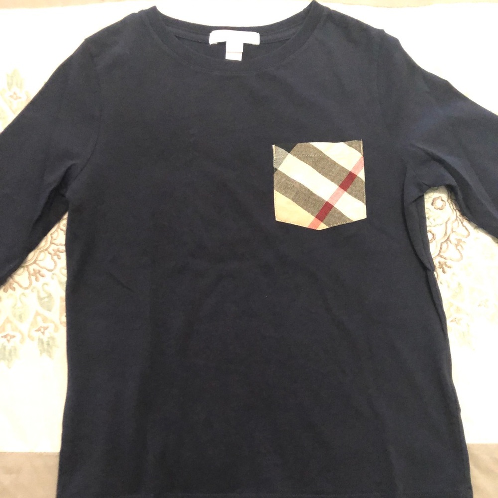 Boys Burberry long sleeve shirt size 7